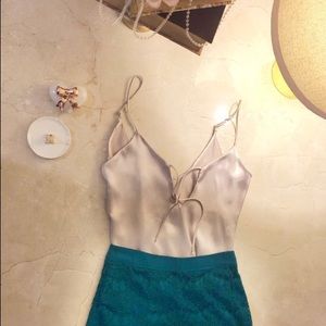 Brandy Melville silky satin top